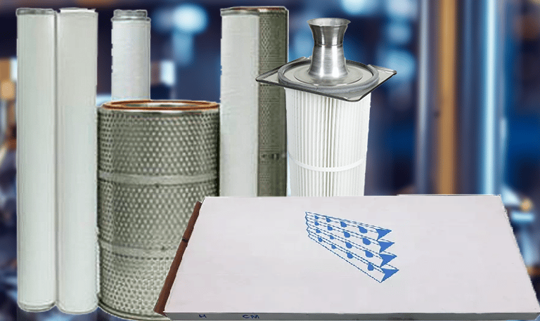 cartridge filter paper pleated painting filter spray booth gases element