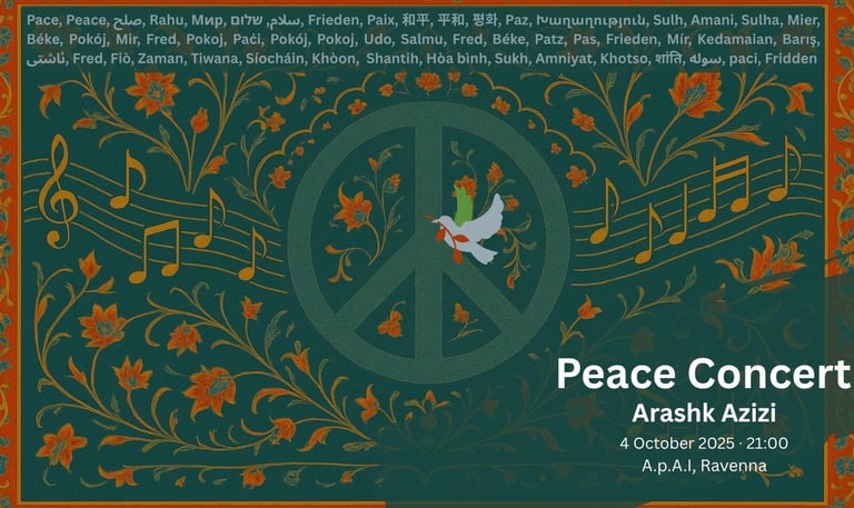 Peace Concert Ravenna Arashk Azizi