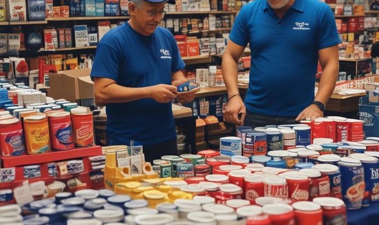Modern industrial printing machines operating in a large facility.