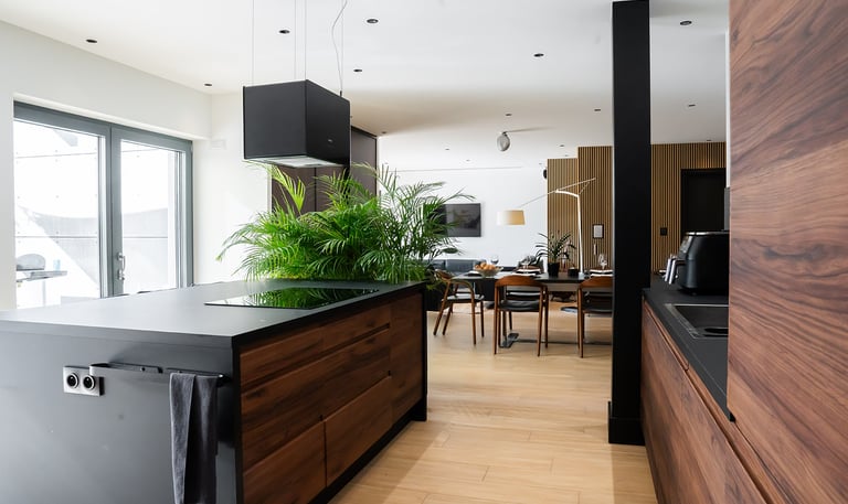 cuisine épurée luxe