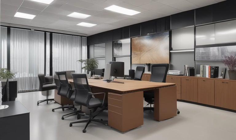 Movers carefully packing household items into boxes in a cozy living room.