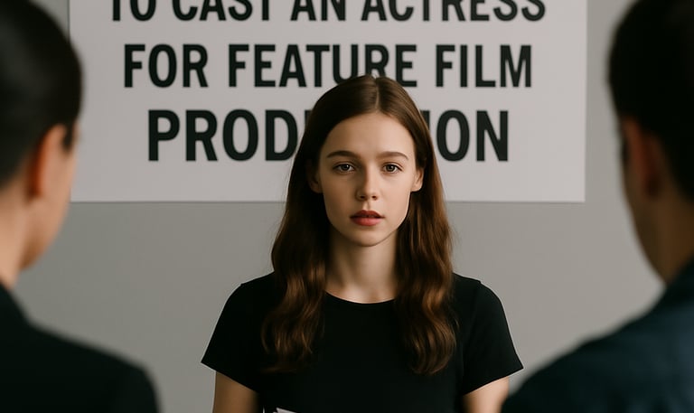 During the auditions for a supporting role for the Eva Cassidy film.