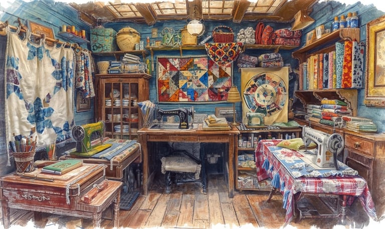 sewing room