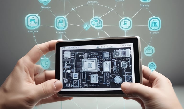 Abstract glowing lines forming a neural network pattern on a charcoal background.