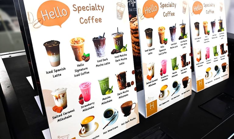 table top standees