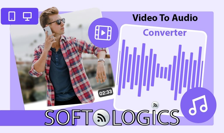 video to audio converter saas tool by softologics