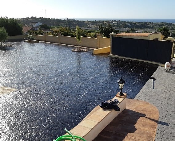 Hormigón impreso estepona