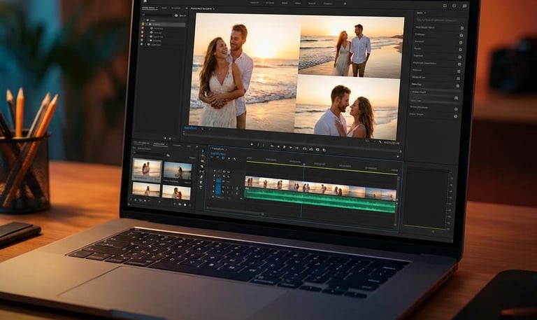 montage vidéo pour un mariage