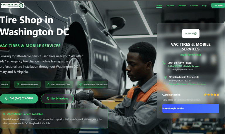 Vac tire home page
