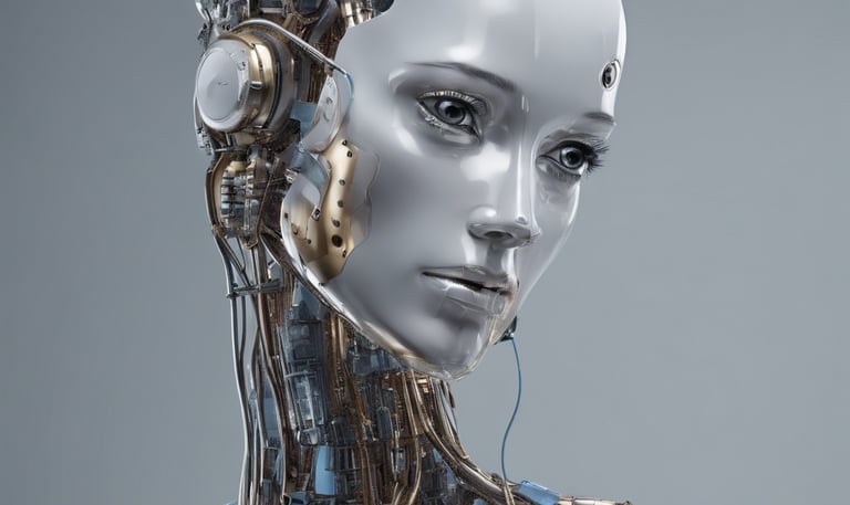 a man is working on a car's engine