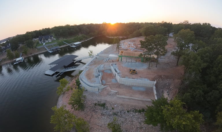 New Construction drone photography in North East Oklahoma
