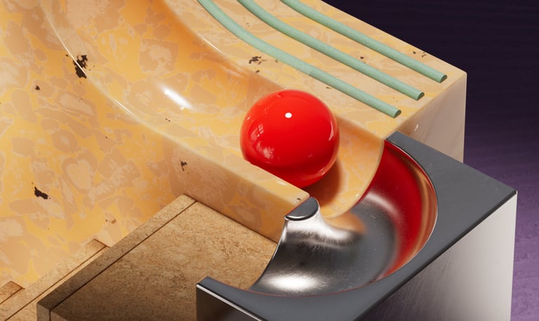 Abstract 3d looping animation