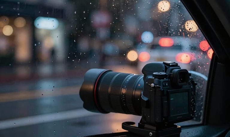 A white van with 'Augusta Fruit Market Ltd' written on the side is parked on the street in front of a historic building with large columns. The building has an inscription '212 King St. West' above the entrance. There are some trees and a street sign nearby, with the shadow of a leafless tree cast on the street.