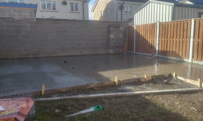 Professional concrete and groundwork services