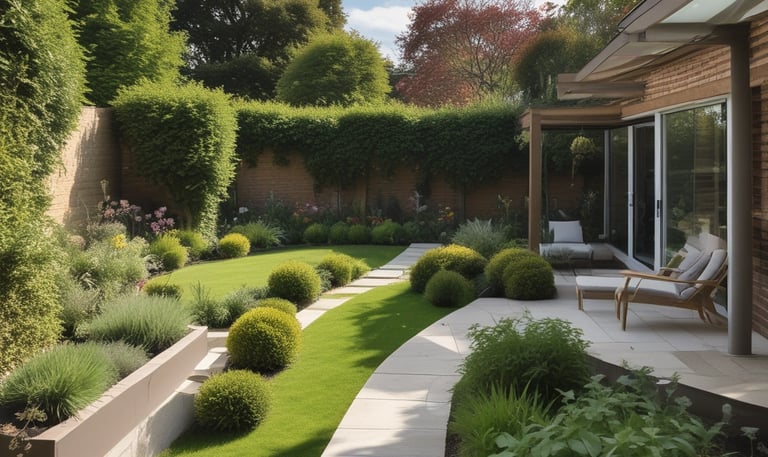 A calendar marked with a completed project date and a happy family unpacking boxes.