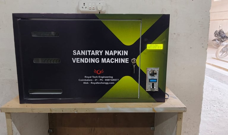 Napkin dispenser machine