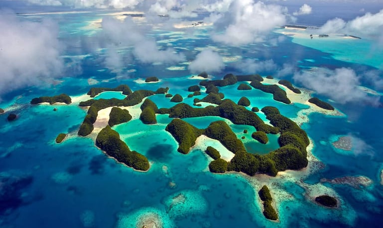 Palau rock islands sailing adventure