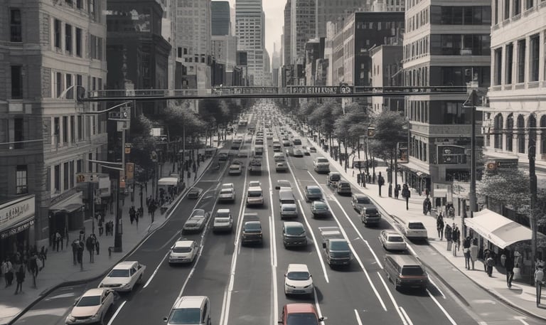 a desk with a computer and a laptop