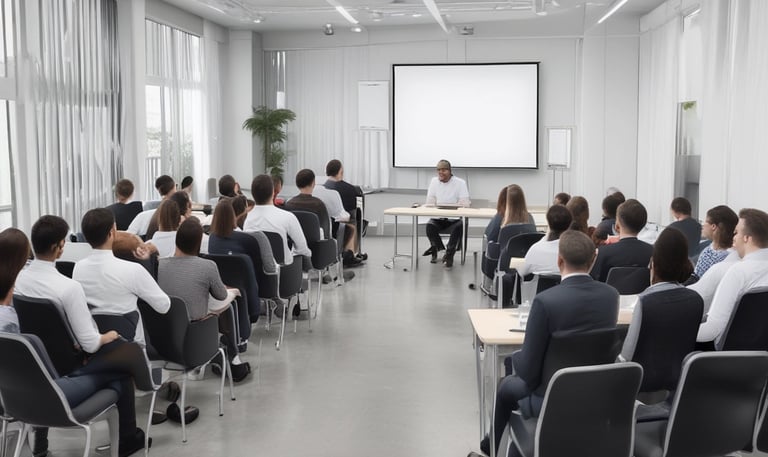 neon signs are lit up in a dark room