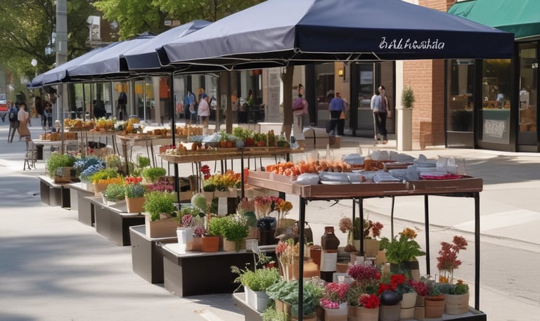 People engaging in community activities and job training.