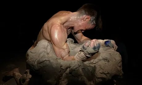 Cassils, Becoming an Image (2012)