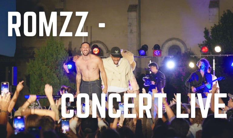 Vidéo événementielle concert romzz youtube
