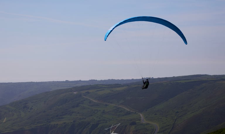 Photographies de parapentistes