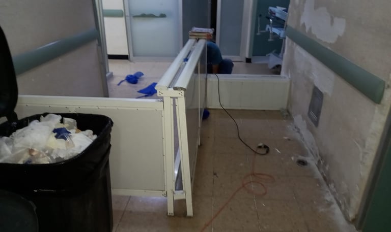 Remodelacion de area laboral en edificio