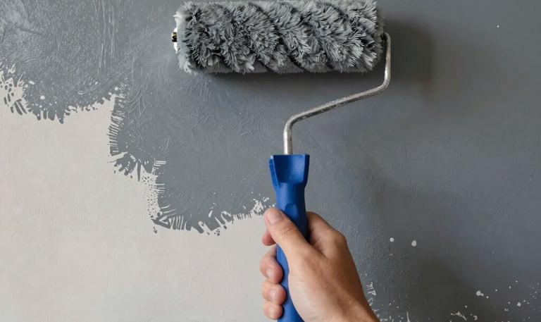 Close-up of skilled craftsmen applying precise tile work in a sophisticated interior.