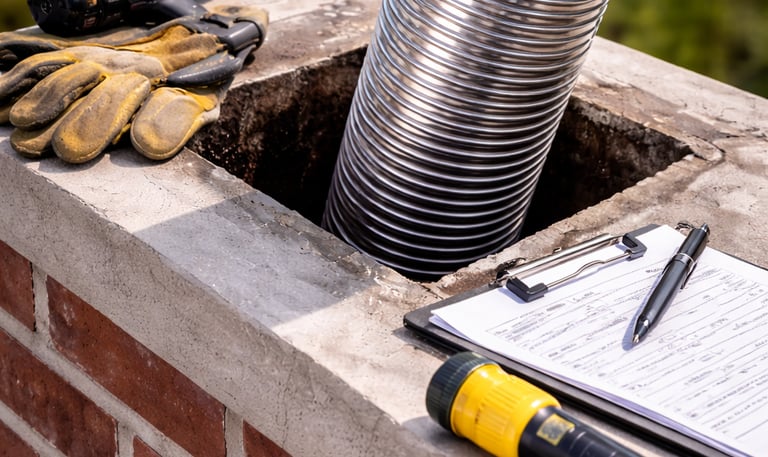 flue liners wett inspections