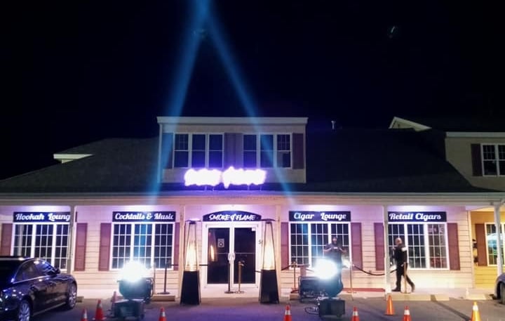 grand opening searchlights