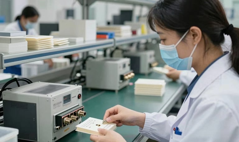 High-resolution image of aerospace connectors mounted on a sleek aircraft panel, highlighting their robust design.