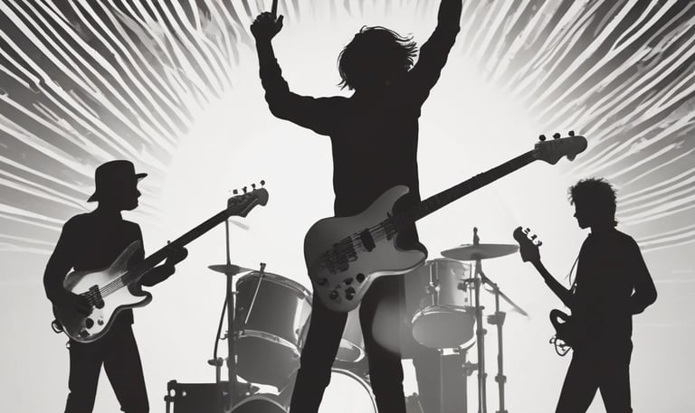 A close-up of melting ice caps under a cloudy sky.