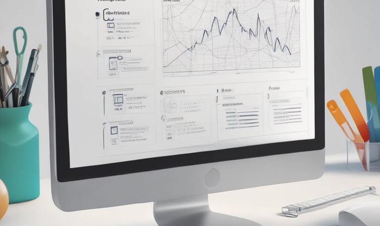 A graph showing a sharp upward trend in digital ad performance metrics.