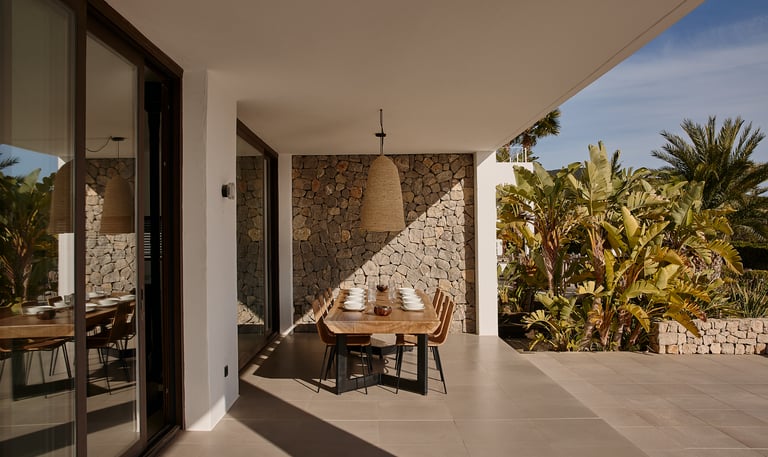 mediterranean villa interior design cala carbo ibiza