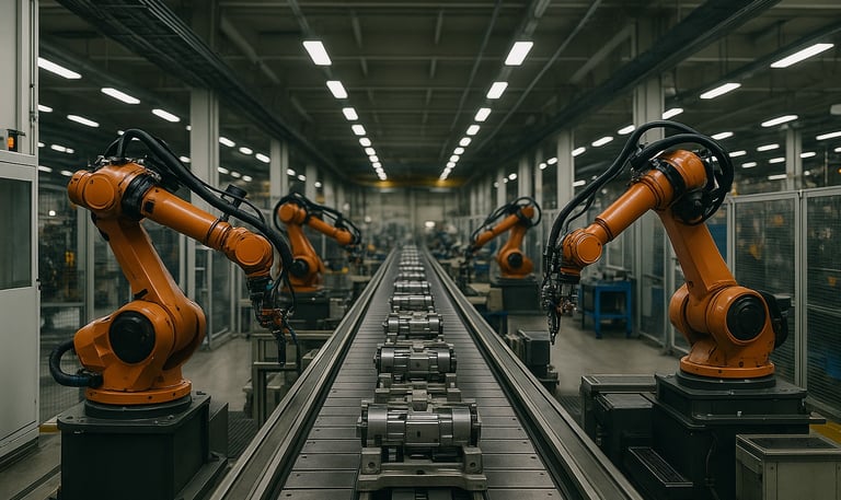 Operation excellence, state of the art factory using automated processes