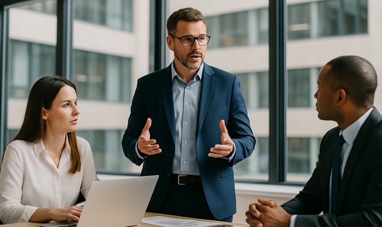 Sourcing team debating cost reductions and products qualities