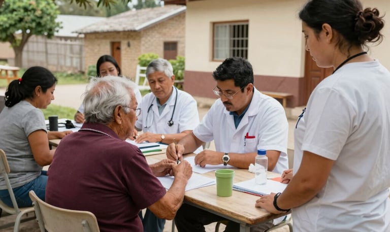 Group of adults attentively participating in a hands-on vocational training session.