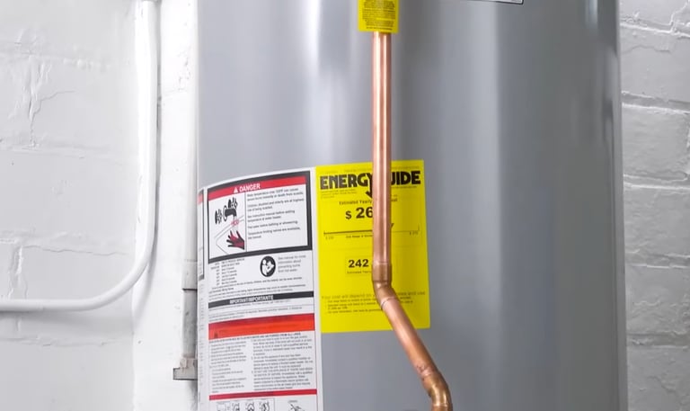 new water heater installation