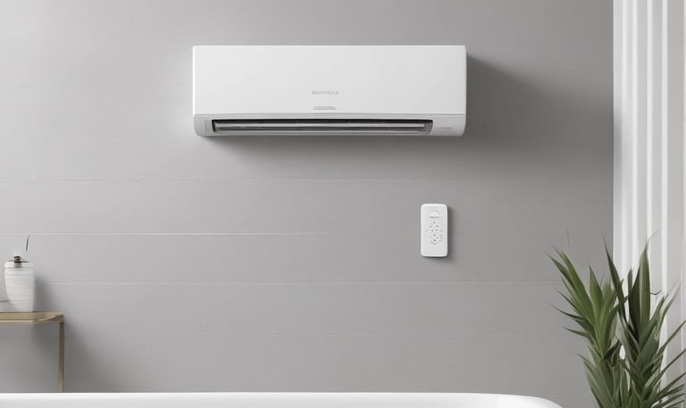 A professional inspecting a water heater with tools in a residential garage.