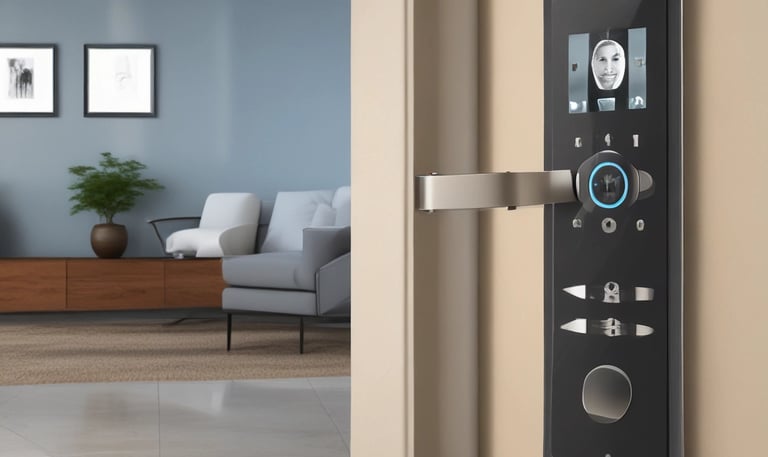 Close-up of a high-resolution security camera mounted on a building exterior.