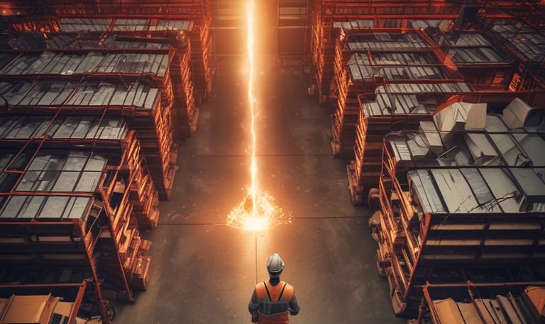 Group of employees attentively participating in a fire safety training session with a professional instructor.