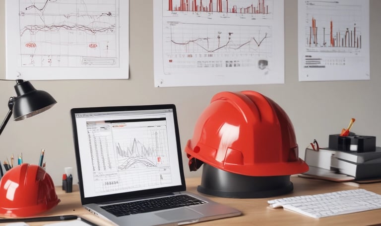 Group of employees attentively participating in a fire safety training session with a professional instructor.