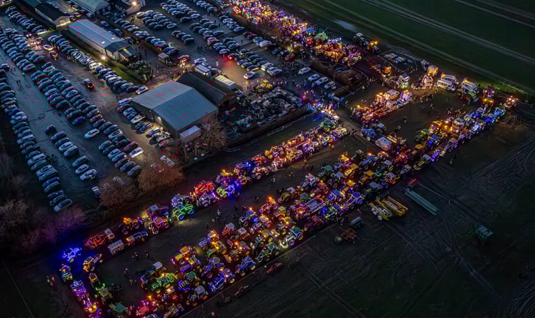 Suffolk Tractor Light Parade - Reason Marketing Marketing Consultant