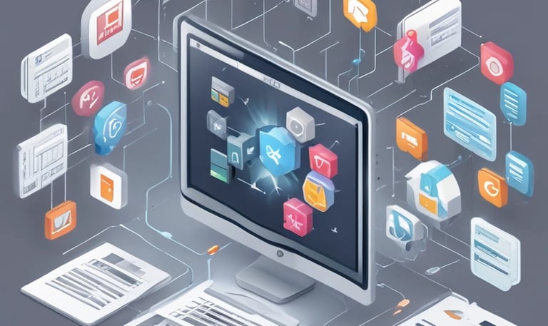 Modern web interface showing dynamic, interactive dashboards with data visualizations and filters.