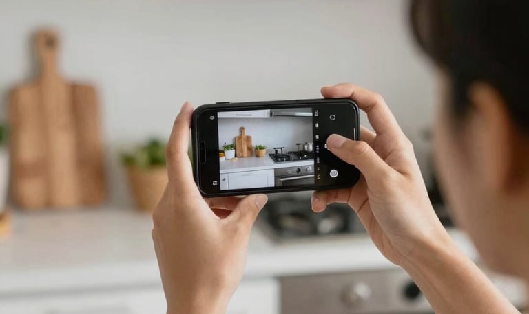 Bright and airy bathroom featuring contemporary fixtures and subtle lighting.