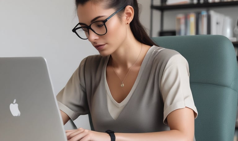 A team of developers collaborating over laptops in a modern office.