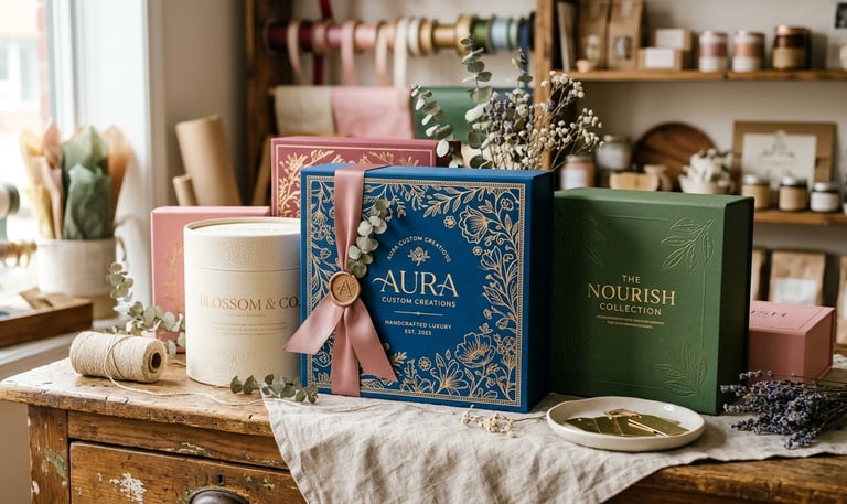 cutstom Luxury packaging box printing service for brands in Lahore