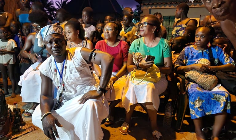 Voodoo Ceremony for the Haitian Diasporas in Benin