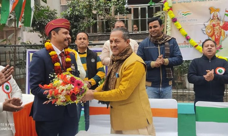 Santosh Khanduri with Nabab Singh Nagar